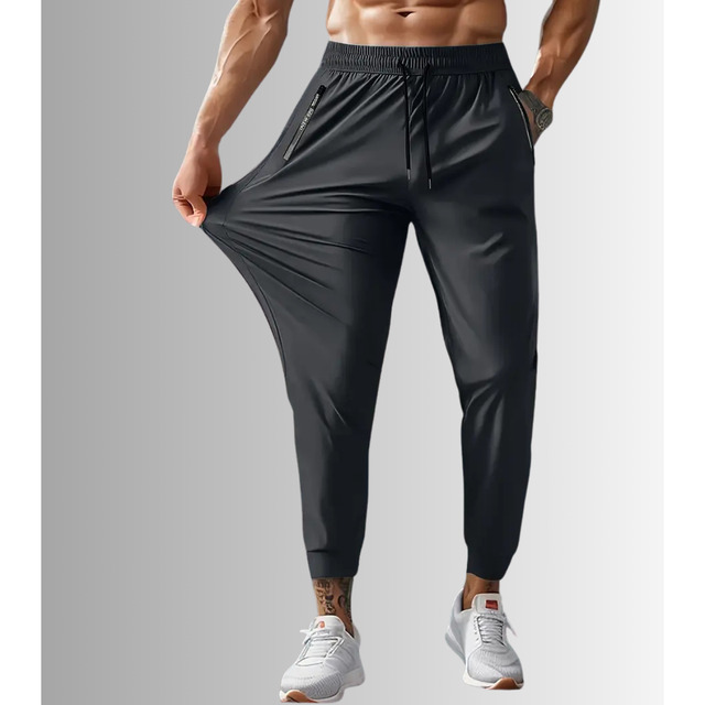 Calça Respirável Esportiva Masculina Slim Elastano Academia Calça Respirável Esportiva Masculina Slim Elastano Academia