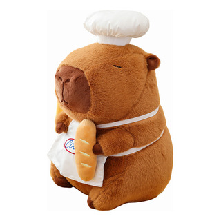 Muñeca Peluche Capibara Con Chef Grande Suave Tierno Muñeco Muñeca Peluche Capibara Con Chef Grande Suave Tierno Muñeco