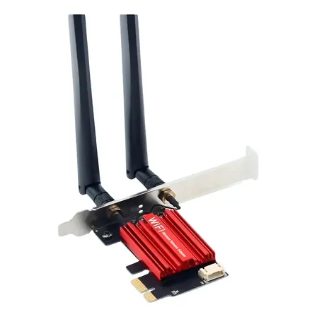 Placa De Rede WiFi PCI-E Fenvi AC1200 Dual Band 2.4G/5G Antena Dupla