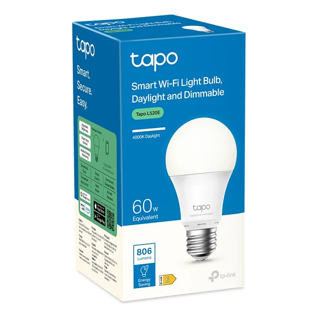 Tp Link Tapo L520e Bombilla Wifi Luz Diurna Color de la luz Blanco frío