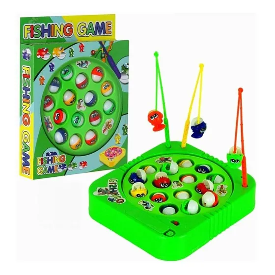 Jogo Infantil Brinquedo Pescaria Pega Peixe Divertido