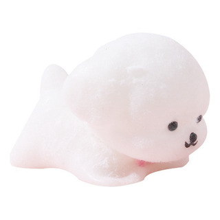 Brinquedo White Puppy Taba Squishy, Brinquedo Para Aliviar O Brinquedo White Puppy Taba Squishy, Brinquedo Para Aliviar O