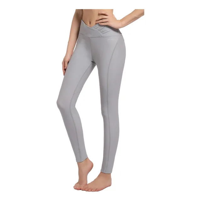 Pantalon Largo Natacion Para Mujer Upf 50+ Cintura Alta