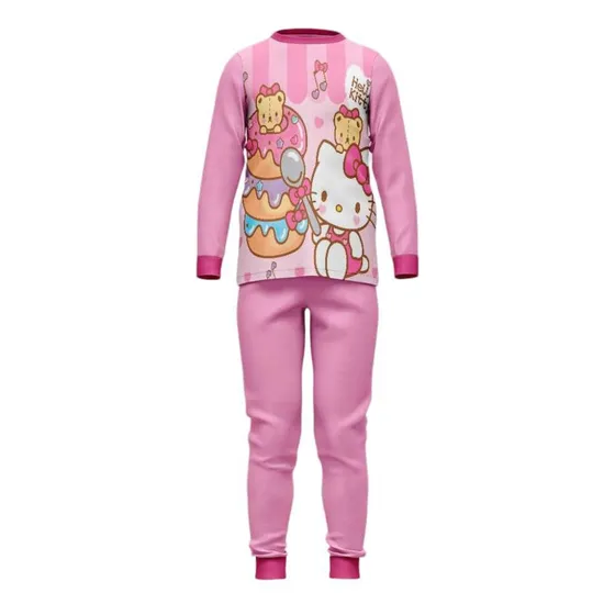 Pijama De Hello Kitty Para Niñas 