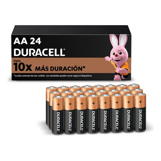 Duracell Pilas Aa Alcalinas, De Larga Duración 1.5v 24 Pieza