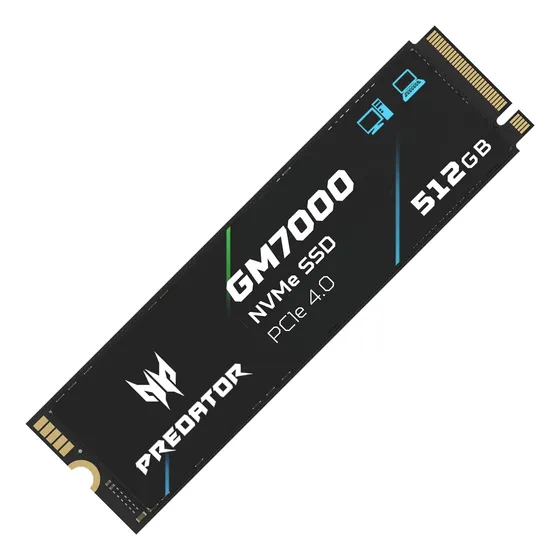 Ssd Para Juegos Acer Predator Gm7000 De 512 Gb Pcie Nvme Gen