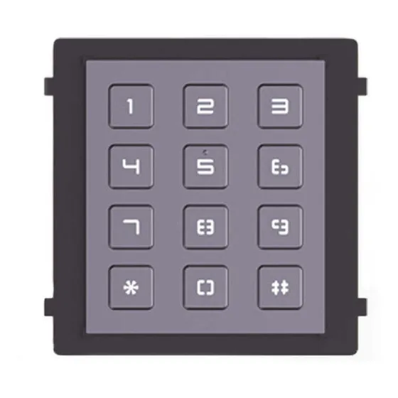 Módulo De Teclado Hikvision Para Frente De Calle Modular Ds-