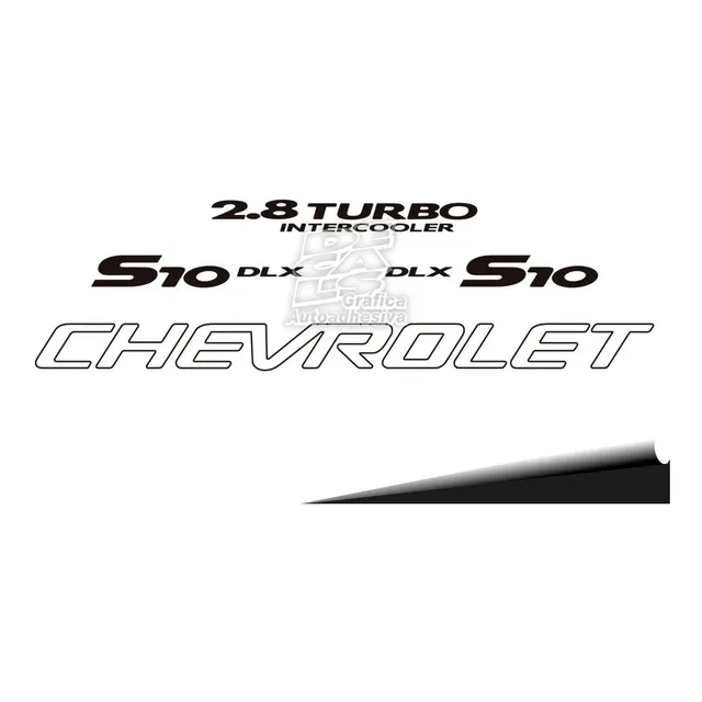 Calcos Chevrolet S10 2002 - 2005 Kit
