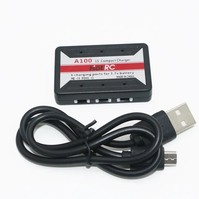 Syma X5 Cargador Usb Hot Rc Para 6 Baterias Repuestos St