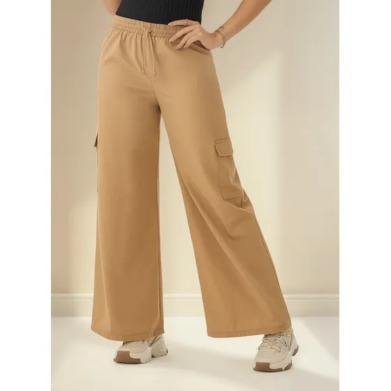 Pantalón Aitana Camel Para Mujer Croydon
