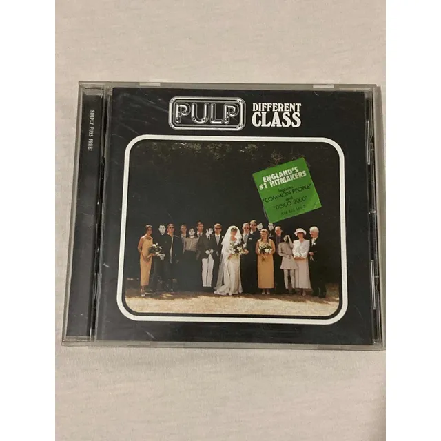 Pulp / Different Class Cd Importado Usa 1995 Impecable