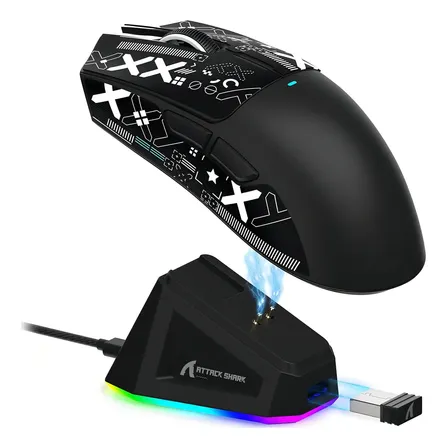 Ratón Gaming Inalámbrico Attack Shark X11 22k Dpi Rgb