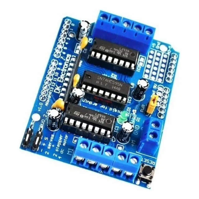 Motor Shield L293d Uno Mega Robot Puente Arduino