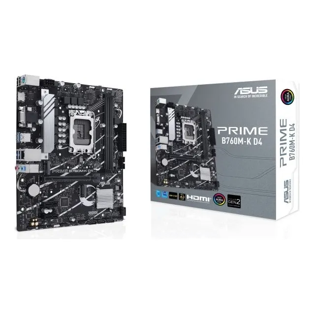 MOTHERBOARD B760M-K D4 ASUS PRIME S1700