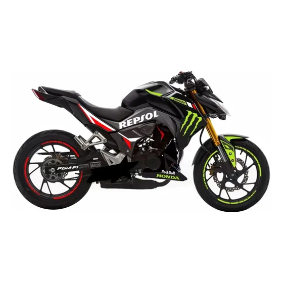 Calcos Honda Cb190r Kit Monster + Llantas