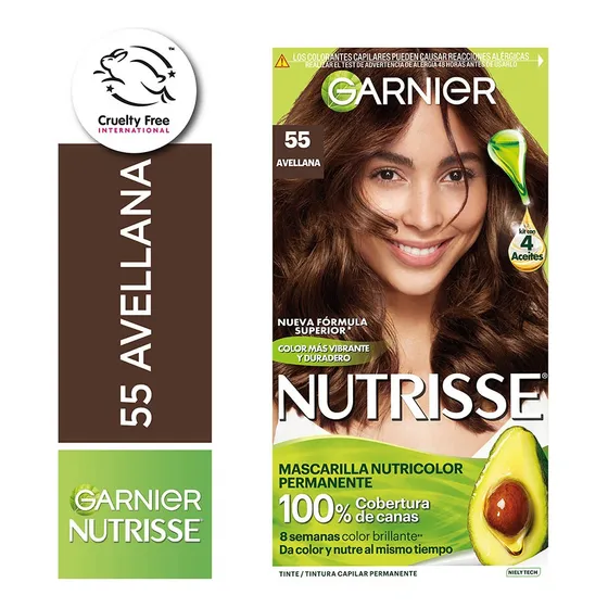  Kit Completo De Coloración Permanente Garnier Nutrisse 