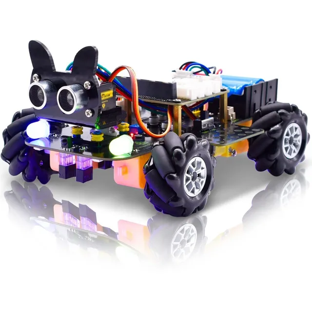 Keyestudio Microbit 4wd Mecanum Robot Kit Coche (sin Para