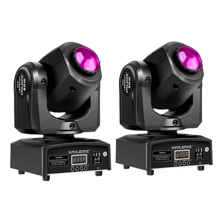 2pcs Luz Dj Cabeza Movil Robotica Spot Led Disco Dmx Figuras