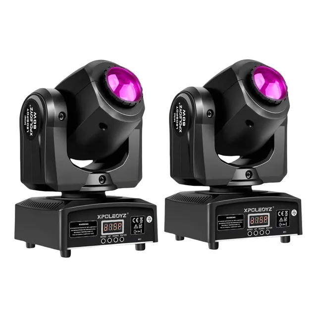 2pcs Luz Dj Cabeza Movil Robotica Spot Led Disco Dmx Figuras