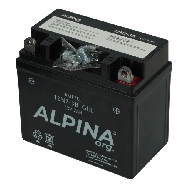 Bateria Gel Alpina 12n7-3b Zanella Zr 200 Ohc