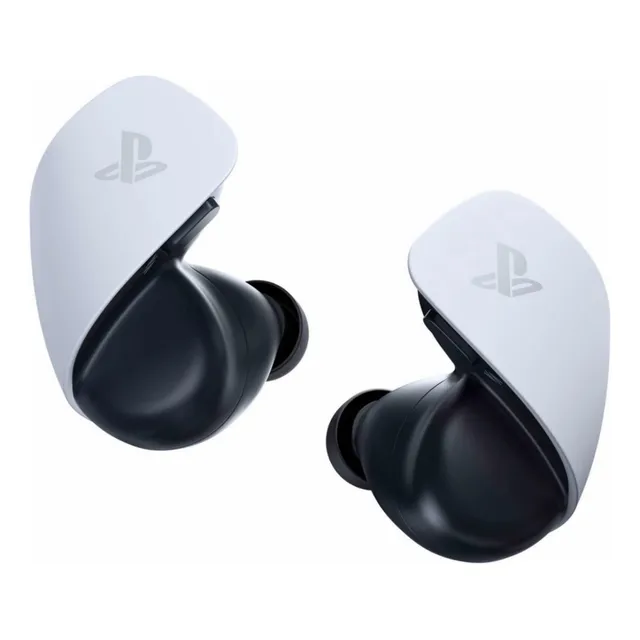 Auriculares in-ear gamer inalámbricos Sony Pulse Explore 1000038064 blanco y negro