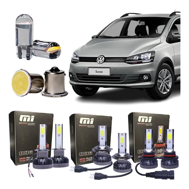 Lampara Cree Led Alta Baja Auxiliares Posicion Atras Vw Fox