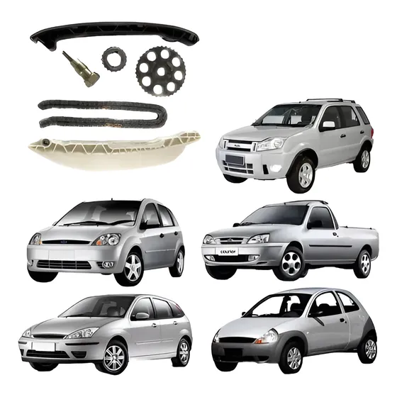 Kit Distribucion Cadena Para Ford Ecosport Fiesta 1.6 Rocam