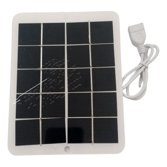 Cargador Solar Usb Para Exteriores Sin Estuche De 5v