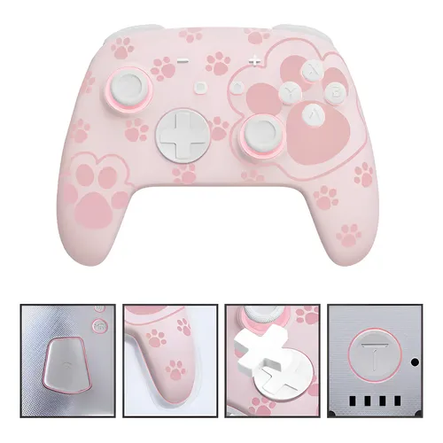 Joy-con Nintendo Switch R/l Led Rgb Wireless Rosa Rosa | MercadoLivre