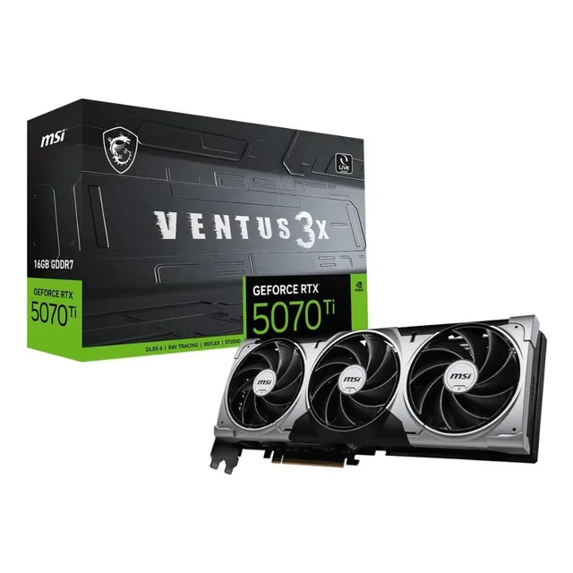 Tarjeta De Video Msi Geforce Rtx 5070 Ti 16gb Ventus 3x Oc