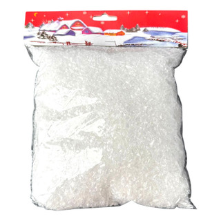 Neve Artificial Flocos De Plástico Para Arvore De Natal 200g Neve Artificial Flocos De Plástico Para Arvore De Natal 200g