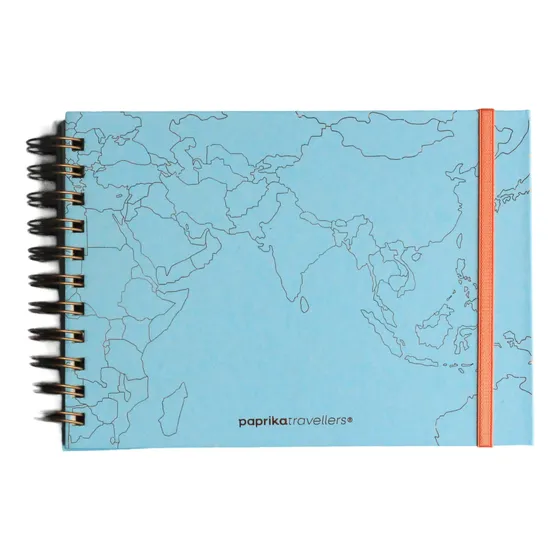 Cuaderno Bitacora De Viaje Con Stickers Y Señalador