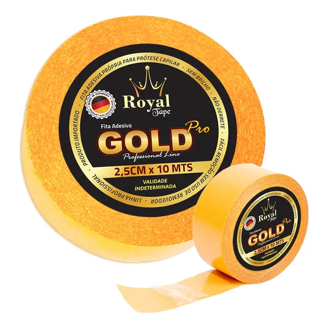 Fita Protese Capilar Royal Tape Dupla Face 10m 2,5cm