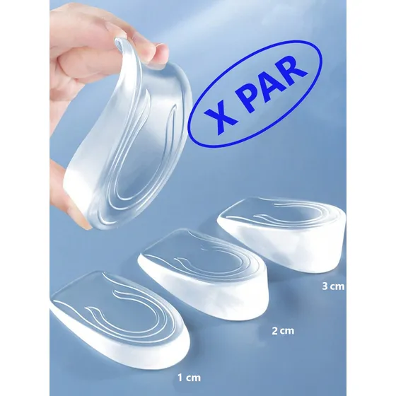 Plantilla Talonera Transparente Altura Pies (varias Medidas)