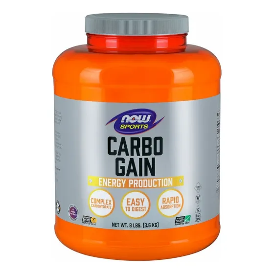Carbo Gain De Supplement Now Foods, 3,63 Kg (8 Libras), Paqu