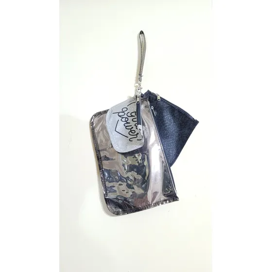Mystic Apparel Set De 3 Tote Porta Maquillajes Para Mujer