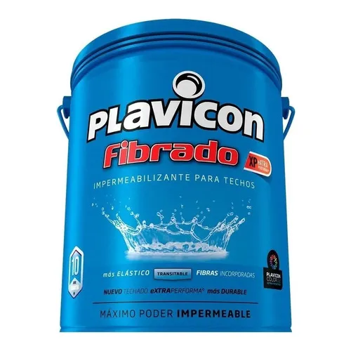 Plavicon Fibrado Impermeabilizante Techo/terraza 10k Pintumm