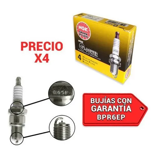 Bujia Chevrolet Corsa L4 1.6 M.p.f.i 96-04 Ngk Platinium