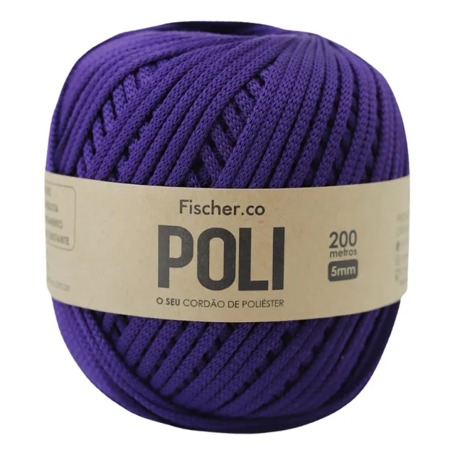 Fio Náutico 5mm Poli Plus Fischer 200m 400g - Escolha A Cor