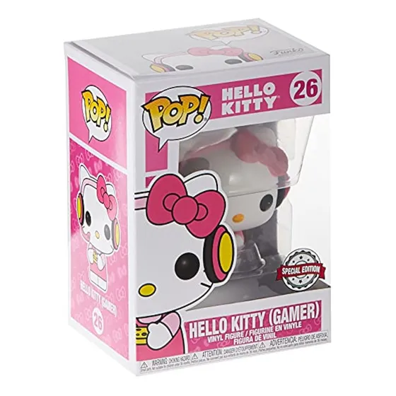 Funko Pop! Hello Kitty (gamer) #26 Game Stop