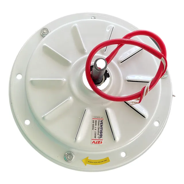 Motor Ventilador Teto Branco 127v Base 6 Furos Venti Delta
