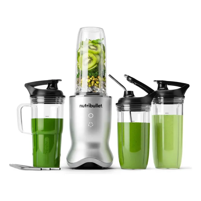 Licuadora Ultra Plata 1200w 13 Accesorios Nutribullet