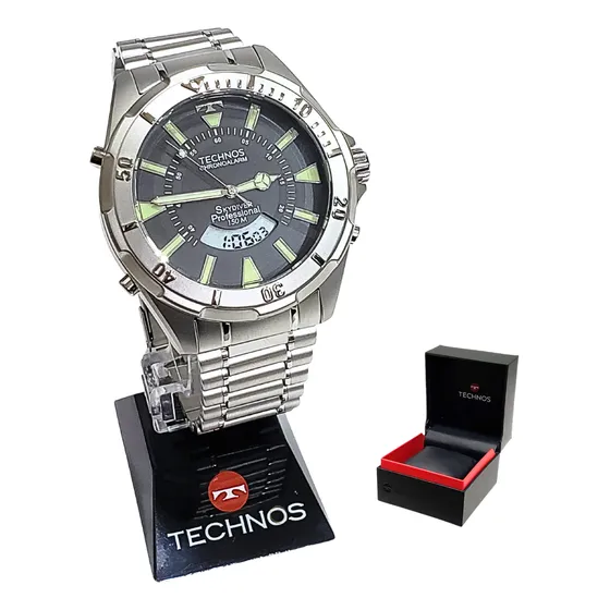 Relógio Technos Masculino Skydiver Professional Wt205fy/1p