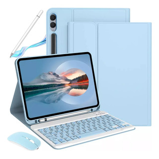 Funda Teclado+lápiz +mouse P/galaxy Tab S10+ /s9 Fe+12.4'' Funda Teclado+lápiz +mouse P/galaxy Tab S10+ /s9 Fe+12.4''