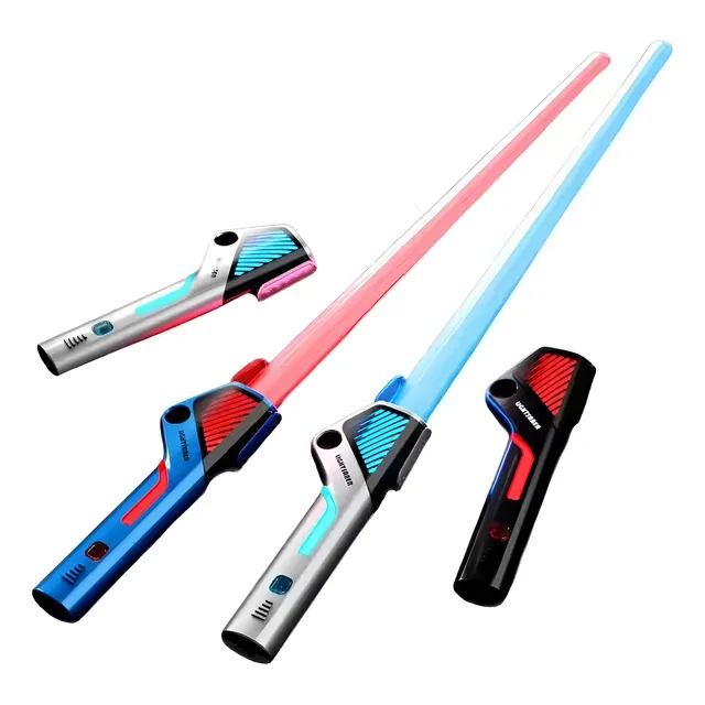 Juguete Espada Sable Luces Led Y Sonidos Recargable