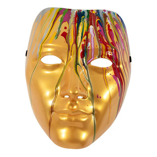 Máscara De , Máscara Facial De Cosplay Para Hombres, Oro Máscara De , Máscara Facial De Cosplay Para Hombres, Oro
