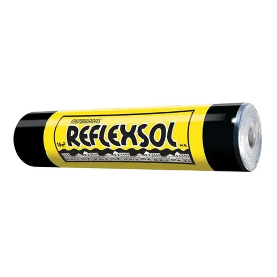 Membrana Asfáltica Aluminizada 4mm - Gruesa - 10 Mt2  - 