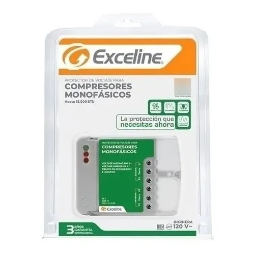 Protector De Voltaje 120v Compresor Monofasico Refrigeracion