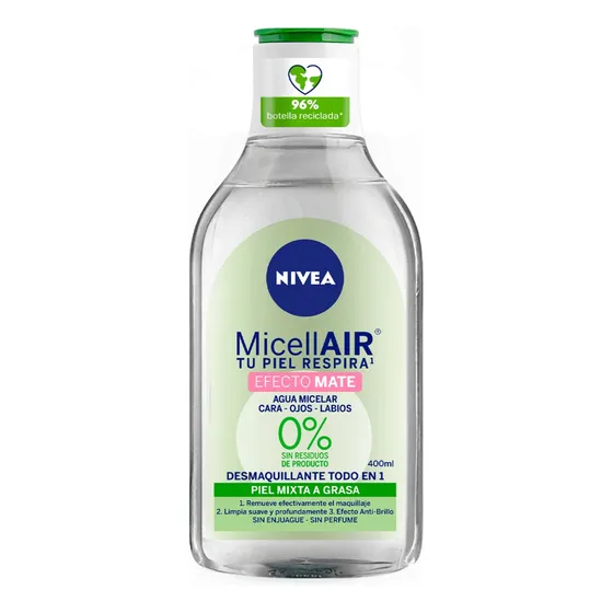Agua Micelar Micellair Efecto Mate Nivea 