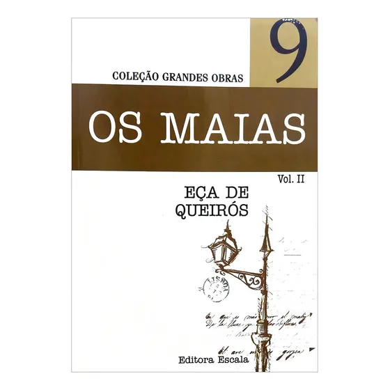 Livro: Os Maias - Parte Ii Autor: Eça De Queirós (novo, Lacrado), De Eça De Queirós. Editorial Escala, Capa Brochura, Edição 1 Em Português, 2000